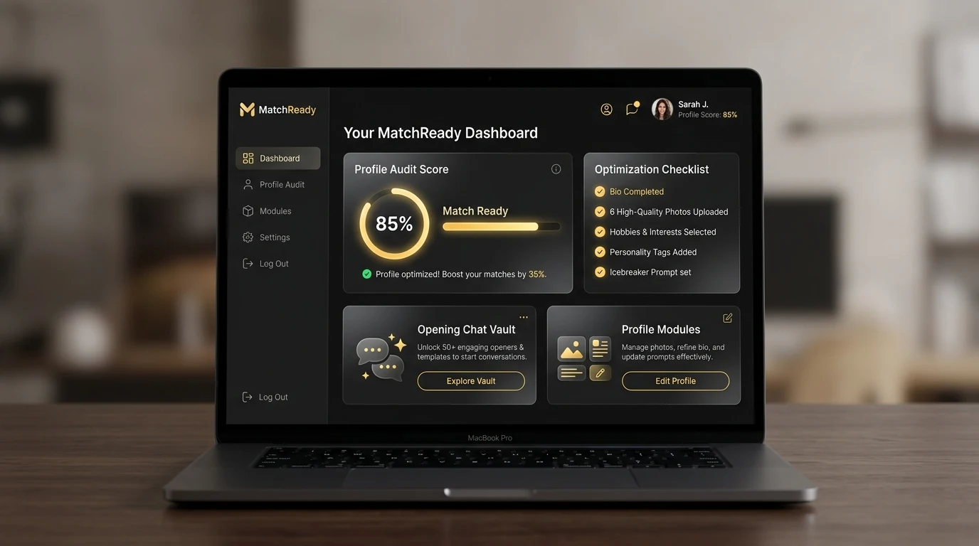 Antarmuka Web App MatchReady Member Area